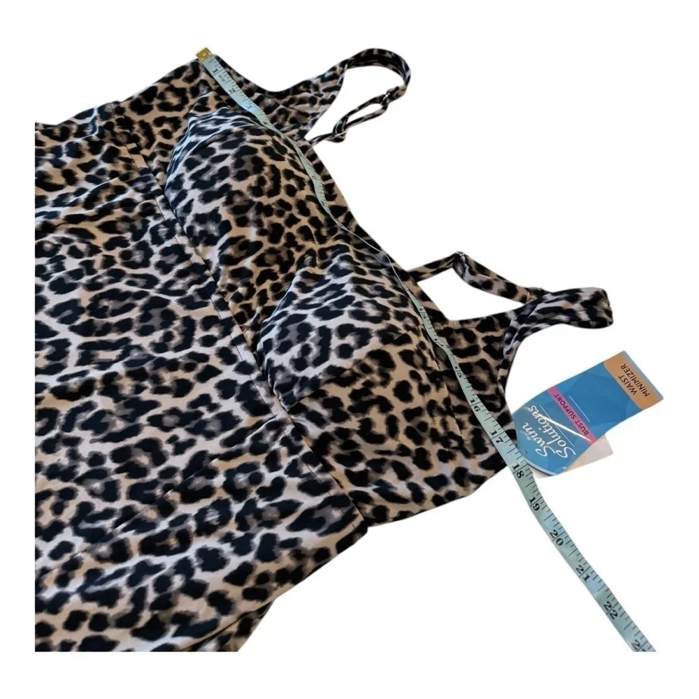 Swim Solutions Bust Support Waist
Minimizer Bra Sized Swim One Piece NEW 16 - Picture 11 of 15